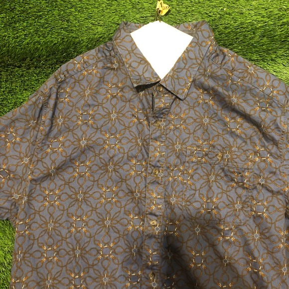 Sean John Tailored Fit Button Up Shirt Mens Size 3XL Multi-Colored Long Sleeve - Picture 2 of 7